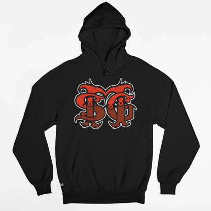 SMG Ornate Monogram Hoodie