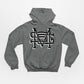 SMG Black & White Monogram Hoodie