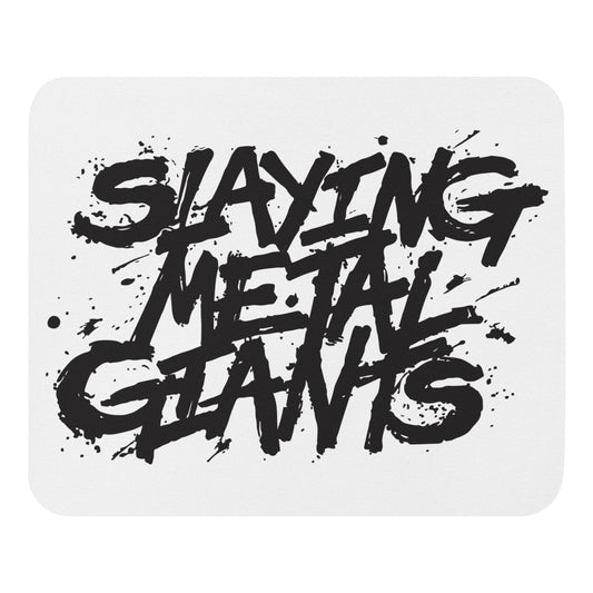 Slaying Metal Giants Grunge Handstyle mouse pad