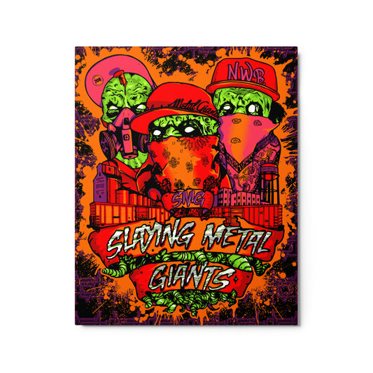 Zombie Vandals 16"x20" Metal Print